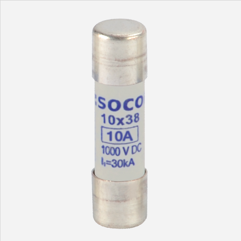 10 Fusibles Photovoltaïques DEWIN 15A - 1000V DC - Protection Système Solaire - 10x38mm Céramique